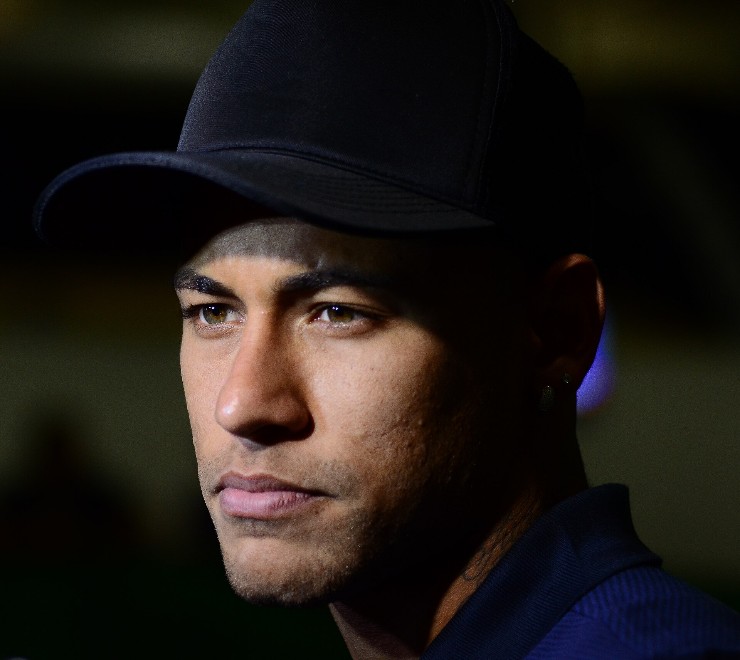 Neymar com a seleção brasileira nos Jogos Olímpicos do Rio em 2016