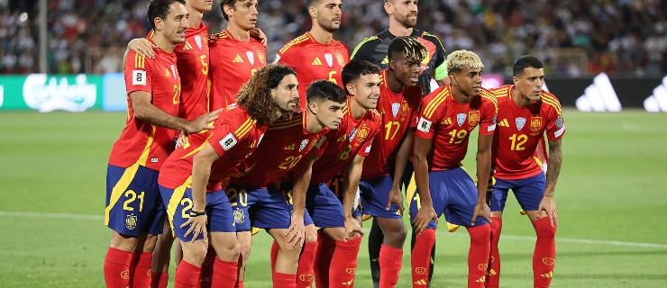 A seleção espanhola de futebol em 2025, com Lamine Yamal